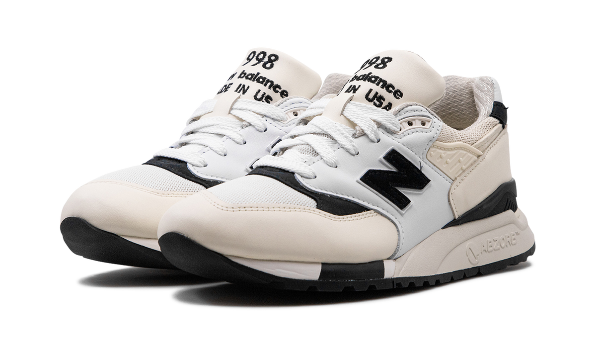 New Balance 998 Made in USA "White/Black" Sneakers