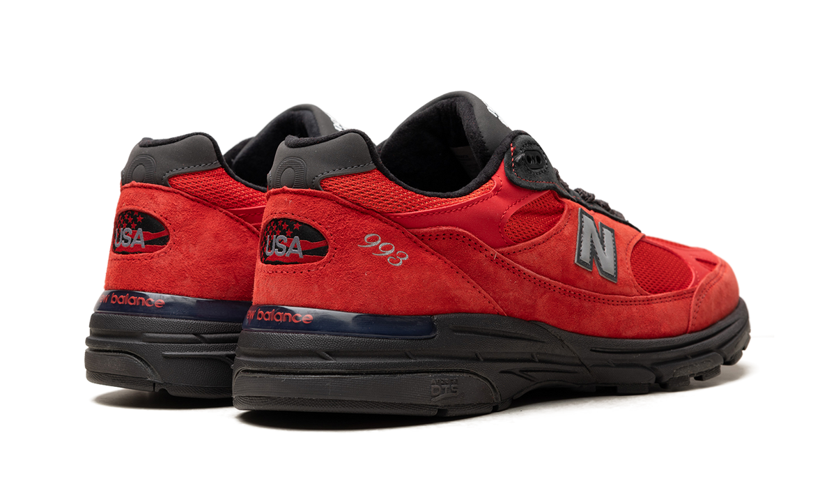 New Balance 993 Made in USA "Red Black" Sneakers